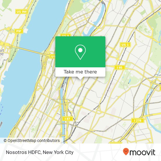 Nosotros HDFC map