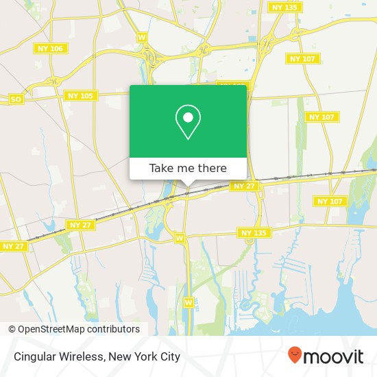 Mapa de Cingular Wireless