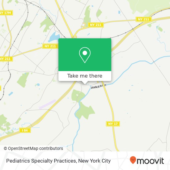 Pediatrics Specialty Practices map