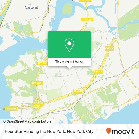 Four Star Vending Inc New York map