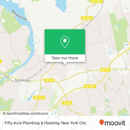 Fifty Acre Plumbing & Heatintg map