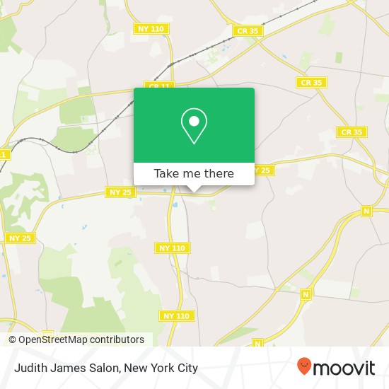 Mapa de Judith James Salon