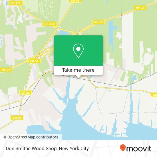 Don Smiths Wood Shop map