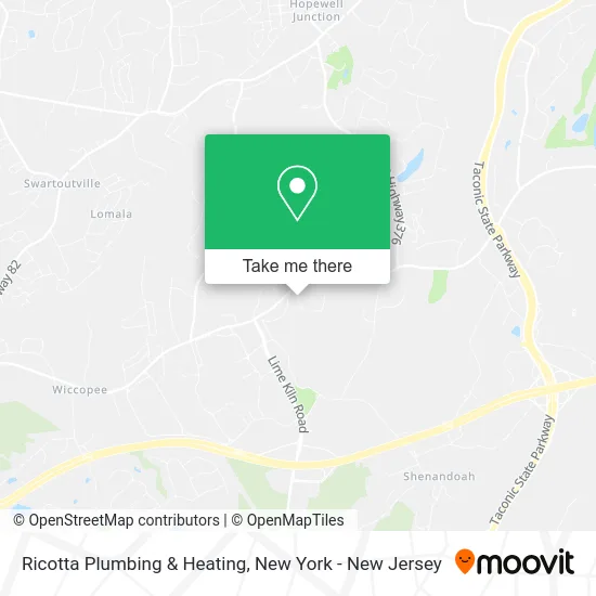 Ricotta Plumbing & Heating map