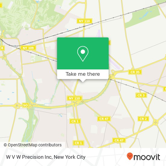 Mapa de W V W Precision Inc