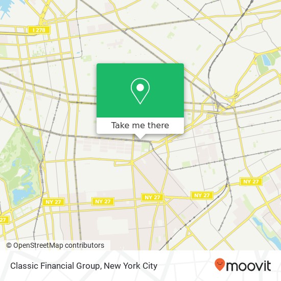 Classic Financial Group map