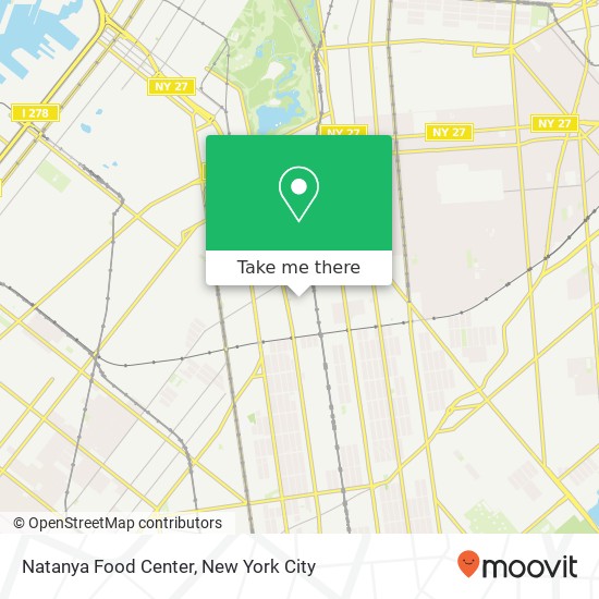 Mapa de Natanya Food Center