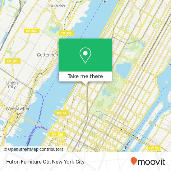 Futon Furniture Ctr map