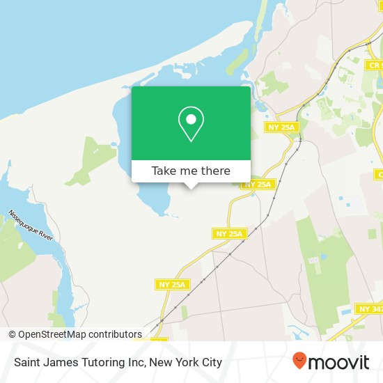 Saint James Tutoring Inc map