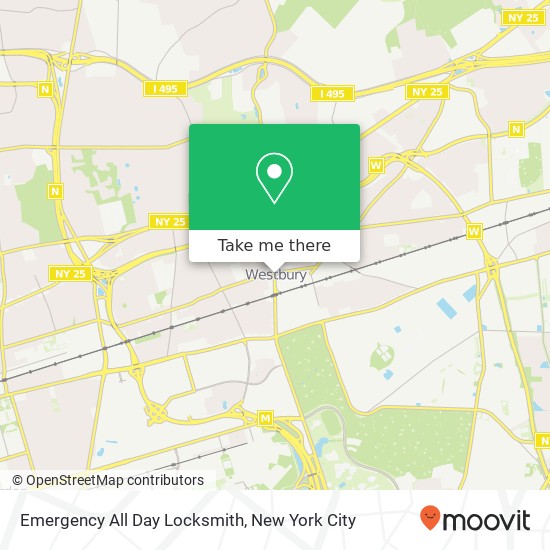 Emergency All Day Locksmith map