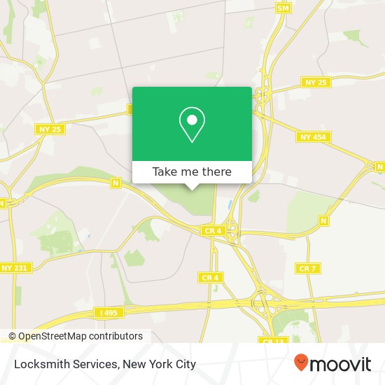 Locksmith Services map