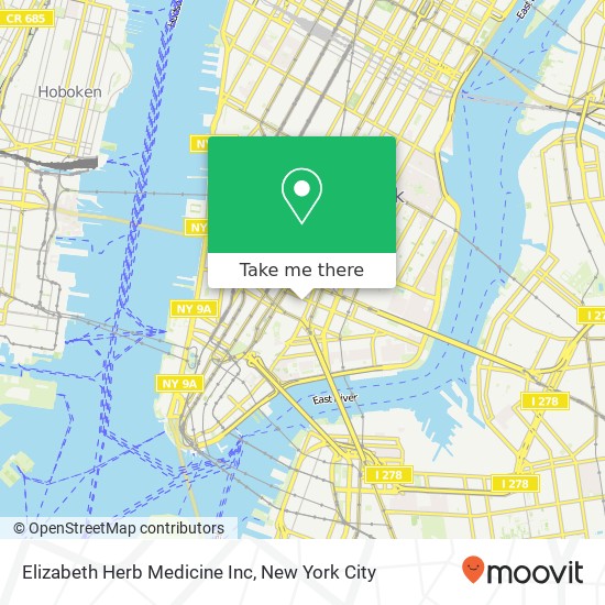 Mapa de Elizabeth Herb Medicine Inc