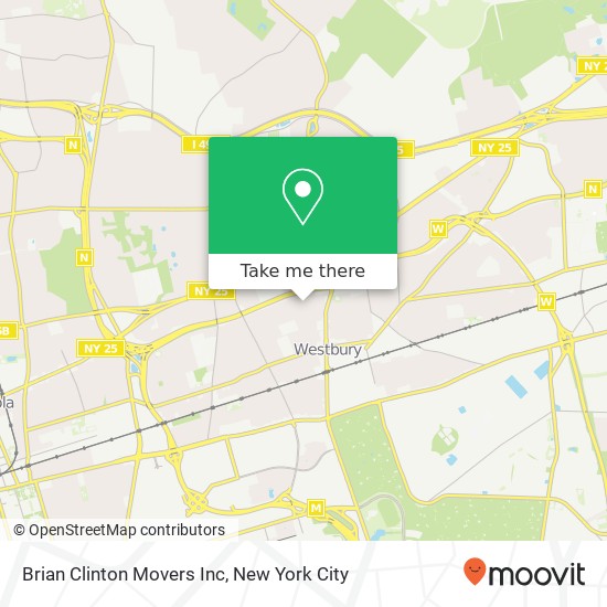 Brian Clinton Movers Inc map