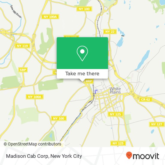 Madison Cab Corp map