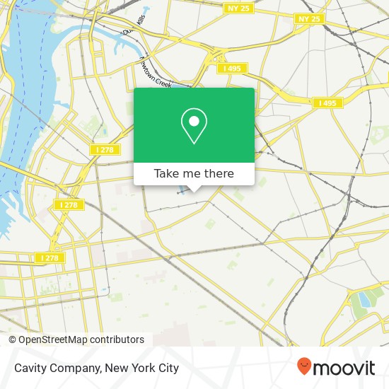 Cavity Company map