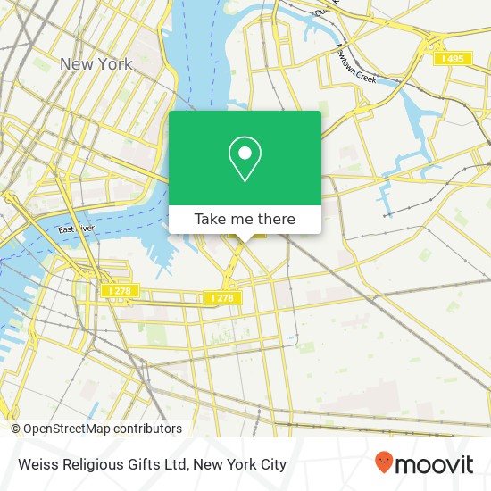 Weiss Religious Gifts Ltd map