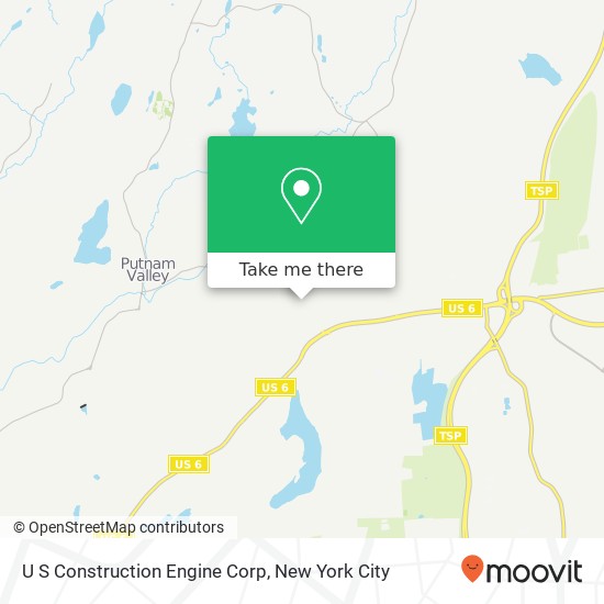 U S Construction Engine Corp map