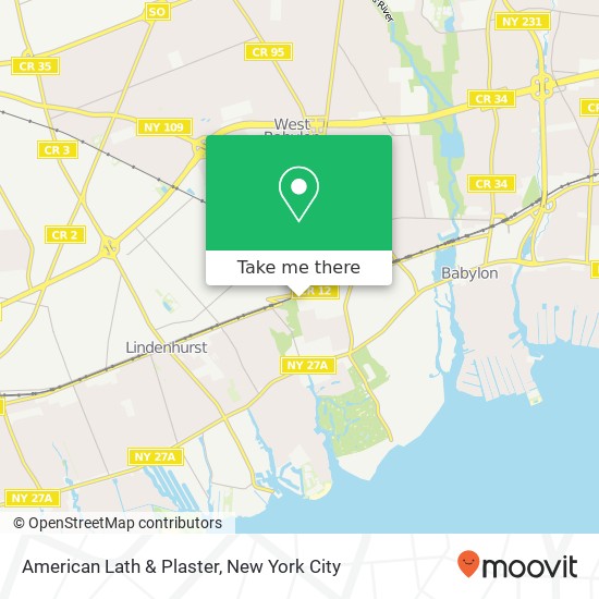 Mapa de American Lath & Plaster