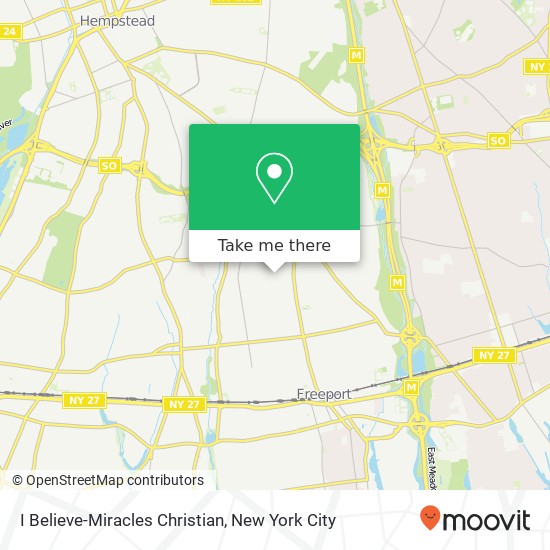 Mapa de I Believe-Miracles Christian