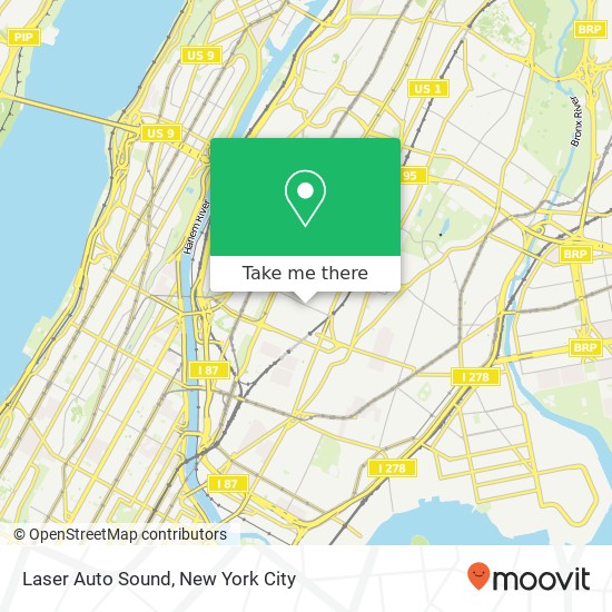 Laser Auto Sound map