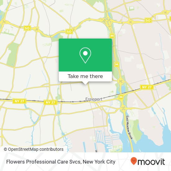 Flowers Professional Care Svcs map