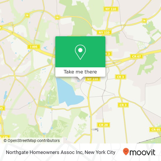 Mapa de Northgate Homeowners Assoc Inc