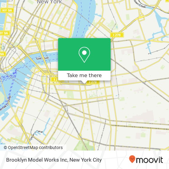 Mapa de Brooklyn Model Works Inc