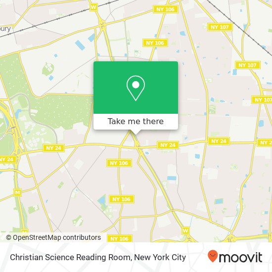 Mapa de Christian Science Reading Room