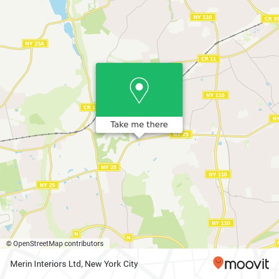 Mapa de Merin Interiors Ltd