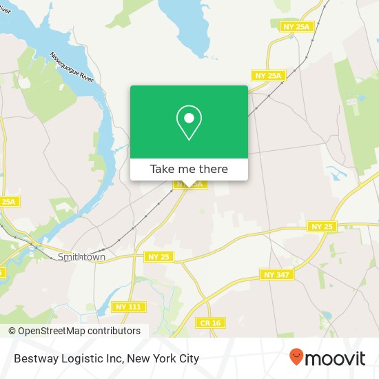 Bestway Logistic Inc map