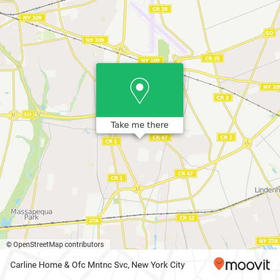 Mapa de Carline Home & Ofc Mntnc Svc