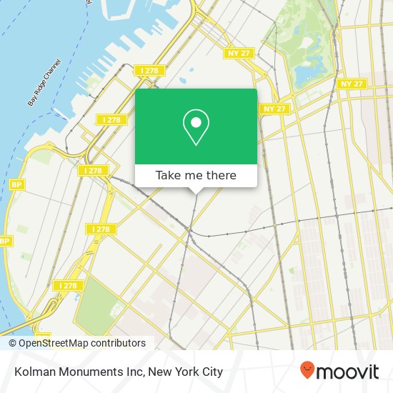 Mapa de Kolman Monuments Inc