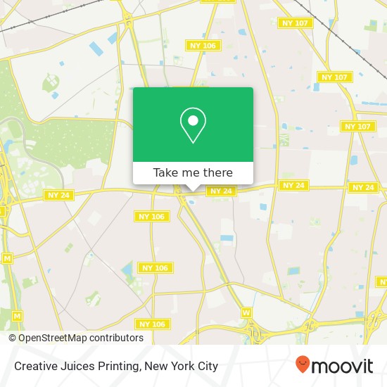 Mapa de Creative Juices Printing