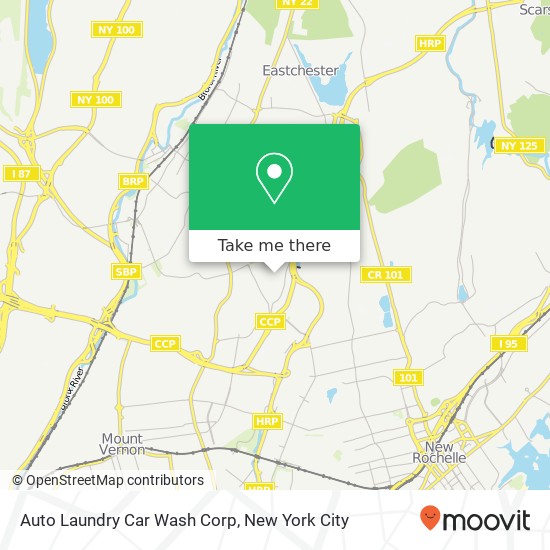 Auto Laundry Car Wash Corp map