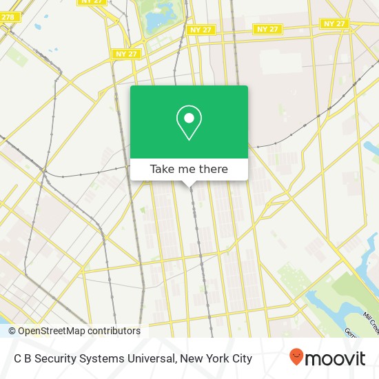 C B Security Systems Universal map