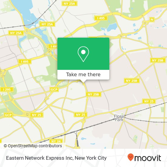 Mapa de Eastern Network Express Inc