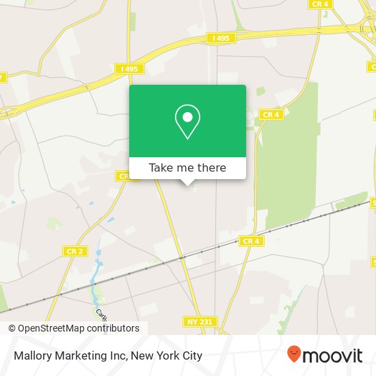 Mapa de Mallory Marketing Inc