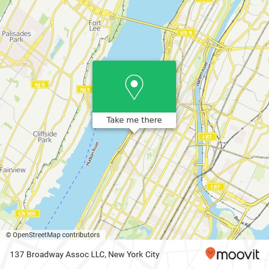 Mapa de 137 Broadway Assoc LLC