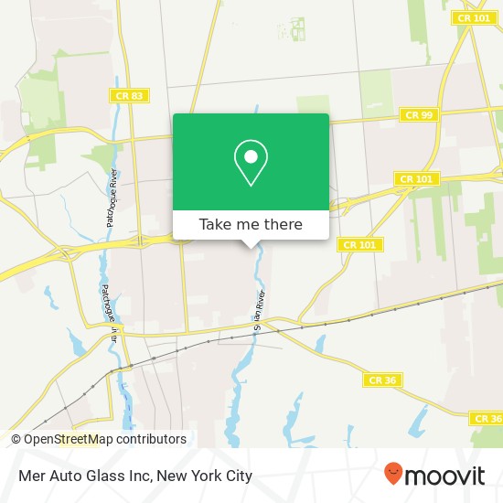 Mer Auto Glass Inc map