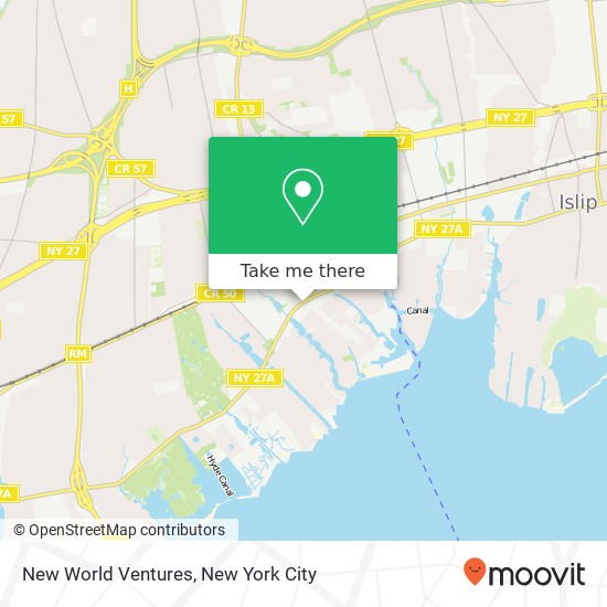 New World Ventures map