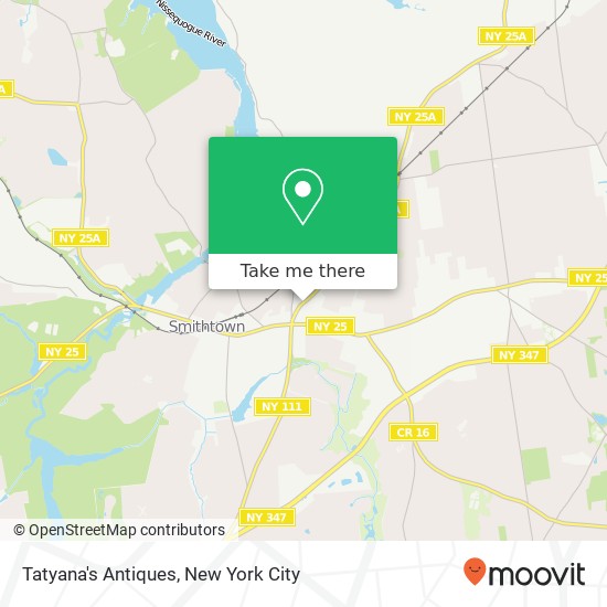 Tatyana's Antiques map