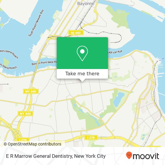 E R Marrow General Dentistry map