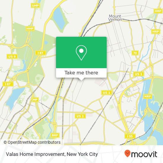 Valas Home Improvement map