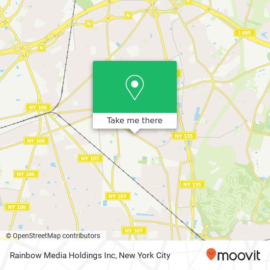 Mapa de Rainbow Media Holdings Inc