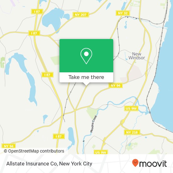 Allstate Insurance Co map