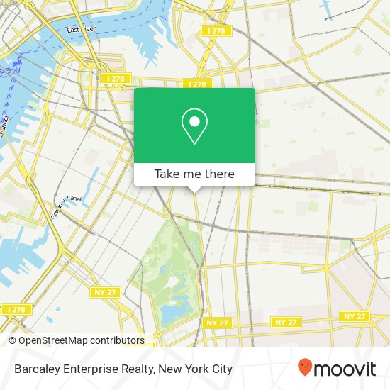 Barcaley Enterprise Realty map