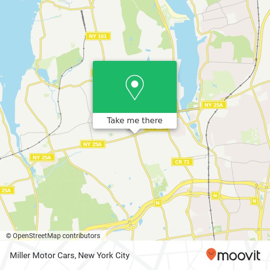 Miller Motor Cars map