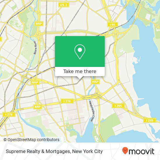 Supreme Realty & Mortgages map