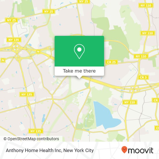 Mapa de Anthony Home Health Inc