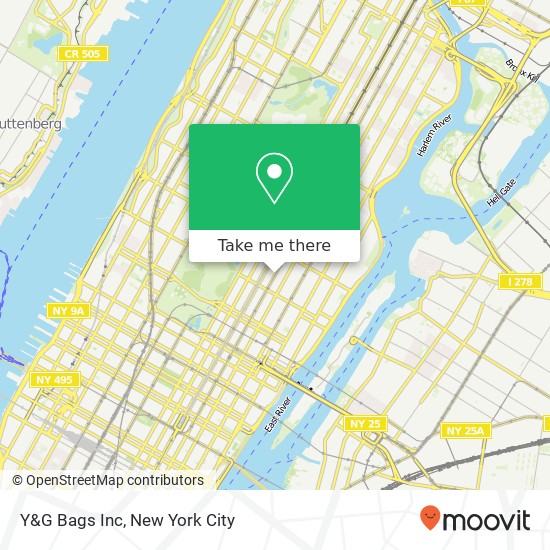 Y&G Bags Inc map